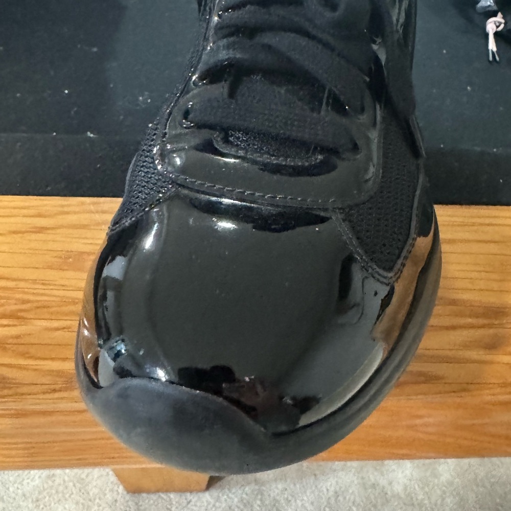 Prada Black Athletic Shoes Sleek Design